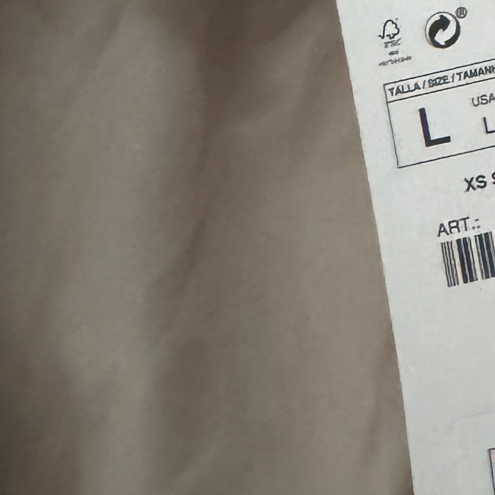 Zara oversized cream coat with asymmetrical pockets - Picture 13 of 13